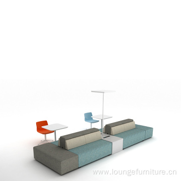 Modern design lounge fabric sofa for public area